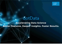 Tablet Screenshot of dotdata.com